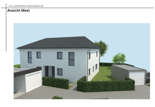 Ansicht West DHH.PNG - 5 Zimmer Doppelhaushälfte in Schwandorf