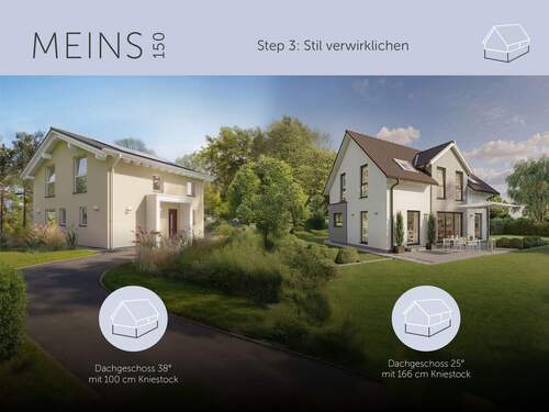 MEINS 150 Stilvarianten - Einfamilienhaus mit 150,00 m&sup2; in Bedburg zum Kaufen
