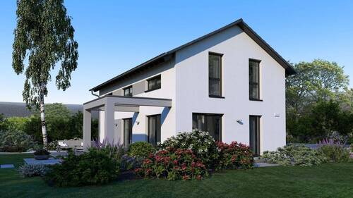Ansicht Garten - Einfamilienhaus mit 161,60 m² in Münchweiler an der Rodalb zum Kaufen