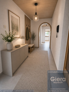 Flur/Eingang Visualisierung - 4 Zimmer Etagenwohnung in Hummeltal
