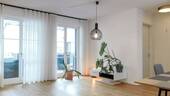 Wohnraum mit Zugang zur Loggia - 