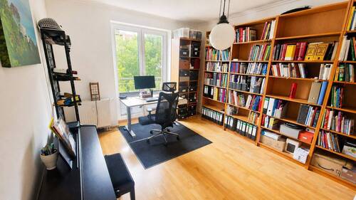 Arbeitszimmer (Zimmer 2) 1 - Etagenwohnung mit 128,00 m&sup2; in Berlin zum Kaufen