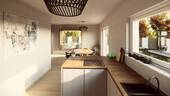 Ansicht Küche - Einfamilienhaus mit 135,00 m² in Merxheim zum Kaufen