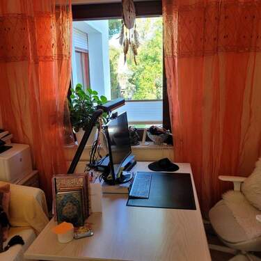 Arbeitszimmer mit Gartenblick - 