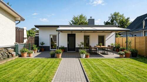 Bild 1 - ?? Neuer, barrierearmer Bungalow in ruhiger Lage, auf Erbbaurecht in Berlin-Bohnsdorf