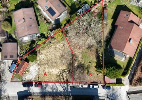 Blick zum Grundstück - Grundstück zum Kaufen in Kolbermoor