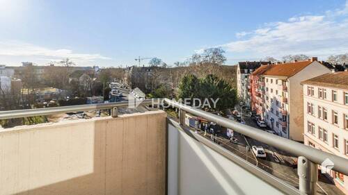 Balkon 2 - 2 Zimmer Etagenwohnung zum Kaufen in Offenbach am Main