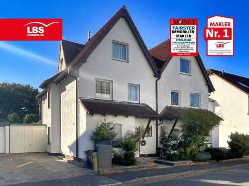 Vorderansicht - Komfortable DHH mit 5 Zimmern, Garten und Garage in Dortmund-Wickede