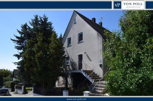 Bild 1 - Großzügiges Zweifamilienhaus mit eingewachsenem Garten im Fränkischen Seenland