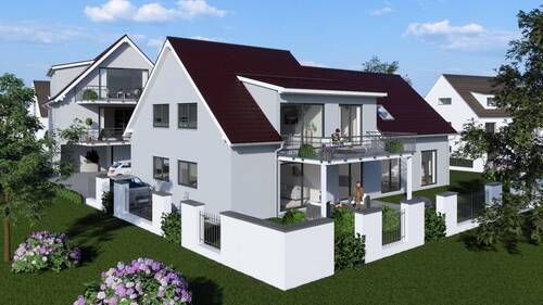 Wohnensemble Stiegelstraße - Großzügige Dachgeschosswohnung im 2-Familienhaus in Kiebingen