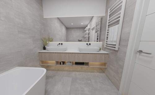 Badezimmer - 3 Zimmer Etagenwohnung in Niefern-Öschelbronn / Öschelbronn