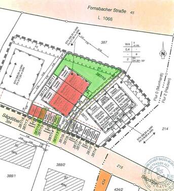 Lageplan REH - Grundstück zum Kaufen in Murrhardt