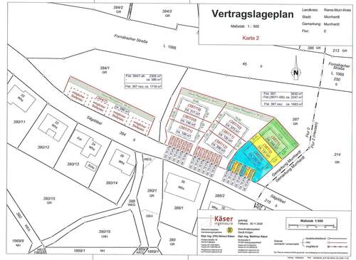 Lageplan 3 Bauabschnitte - Grundstück in Murrhardt zum Kaufen