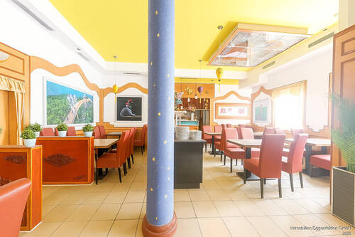 Ansicht_Gastraum_KI - Gewerbeobjekt (Büro, Produktion, Verkauf) in Eggenfelden zur Miete