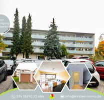 3-Zi.-Wohnung in Balingen-Frommern mit Aufzug, Garage und modernisiertem Balkon in Toplage!