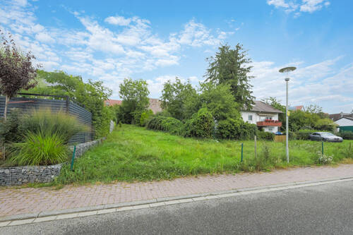 Straßenansicht - Grundstück in Eggenstein-Leopoldshafen