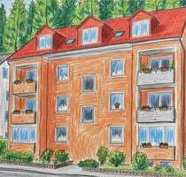 Wohnen mit Weitblick - Dachgeschosswohnung mit Galerie und Loggia - Nürnberg Freiland