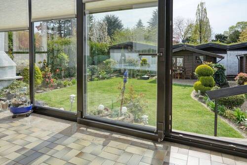 Blick in den Garten - Reihenmittelhaus mit 109,00 m&sup2; in Bochum zum Kaufen
