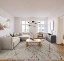 Altbau-Liebe ohne Kompromisse mit Liftlanding und Balkon im Kollwitzkiez - Berlin Prenzlauer Berg