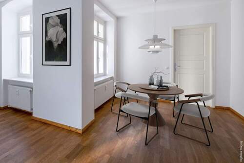 Essbereich in der Küche - Etagenwohnung mit 123,00 m&sup2; in Berlin zum Kaufen