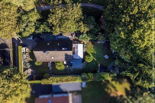 Grundstück von oben - Blick von Süden - Grundstück in Hamburg
