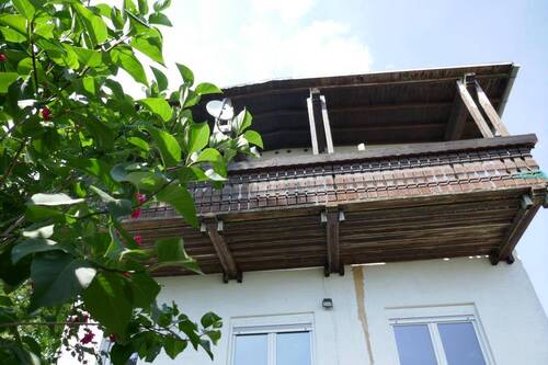 großer Balkon - 