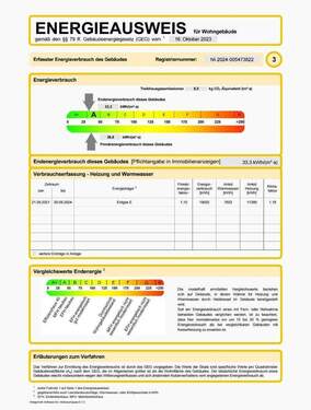 Energieausweis - 