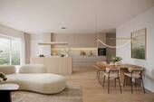 Unverb. Visualisierung - Erstbezug mit Garten: Stilvolle Familienwohnung im KfW40-QNG-Neubau