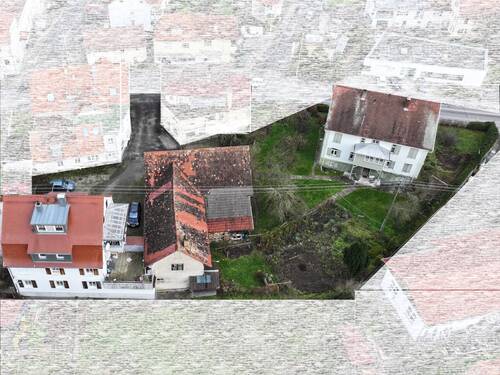 Ansicht - Attraktives Baugrundstück mit Potential: Abrissfähige Bestandsgebäude, Tiefgarage und drei Stockwerke pro Haus nach §34BauGB möglich