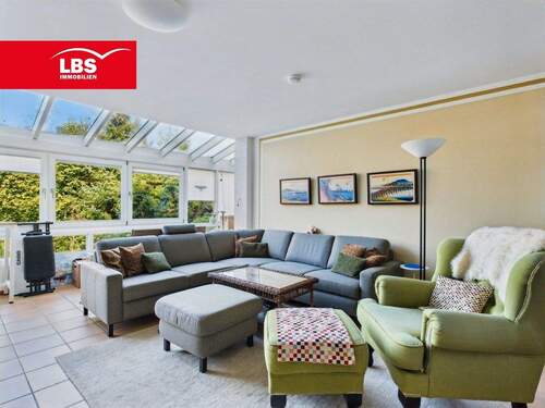 Wohnzimmer inkl. Wntergarten - 5 Zimmer Doppelhaushälfte in Bad Honnef