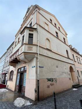 Außenansicht - Markt/Schloßstr. - 1 Zimmer Mehrfamilienhaus, Wohnhaus zum Kaufen in Torgau