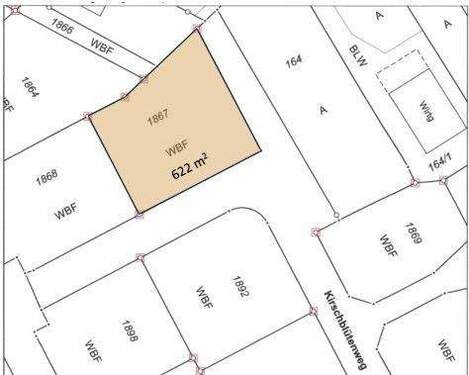 Bild für Anzeige Flurstück 1867 - Baugrundstück in Achern-Mösbach - Neubaugebiet 'Bühli' - 622 m²