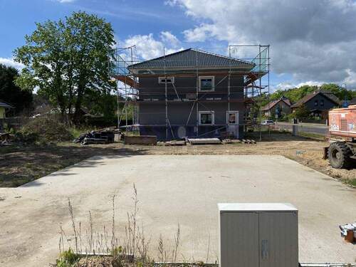 Hausansicht Bauphase - 