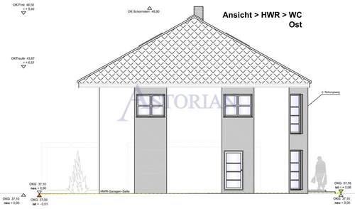 Haus F Ansicht Ost - 