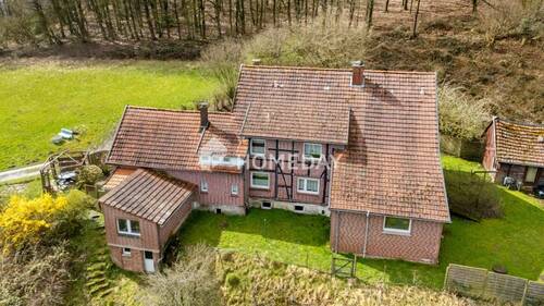 Außenansicht Drohne 8 - 1 Zimmer Einfamilienhaus in Vlotho