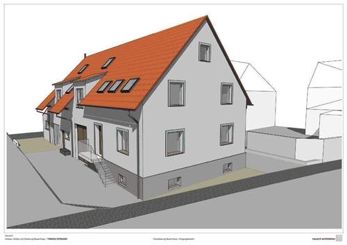 Visualisierung Hausansicht nach Sanierung - Historisches Bauernhaus mit Seeblick am Bodensee - inkl. Baugenehmigung