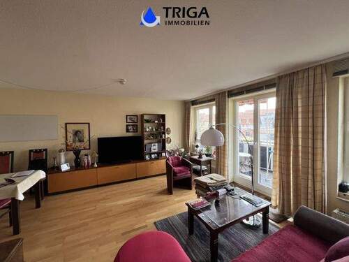 Wohnzimmer Ansicht 2 - Etagenwohnung mit 63,60 m&sup2; in Nordhausen zum Kaufen