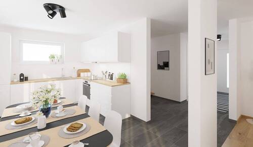 Offene Wohnküche - Einfamilienhaus mit Terrasse, Garten und eigenem Grundstück
