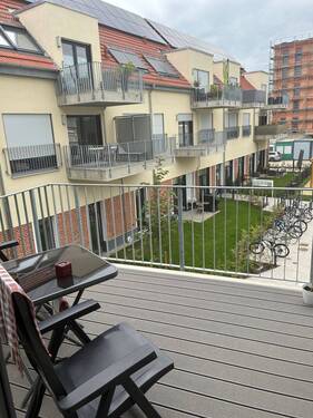 Balkon.JPG - Moderne 3-Zimmer Wohnung mit Tageslichtbad und Balkon in Bamberg