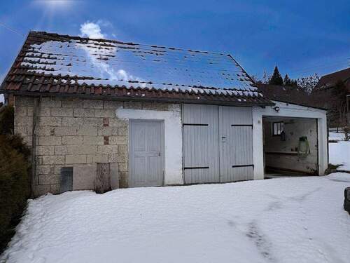 Garagenanbau mit Schuppen - 