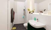 Badezimmer mit Dusche - 