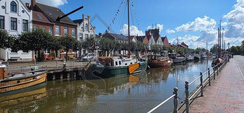 Am Hafen Weener - Schmuckstück am Hafen mit Wintergarten!
