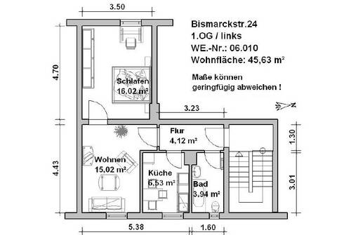 VE 06010 Bismarckstr24 1OG li - 
