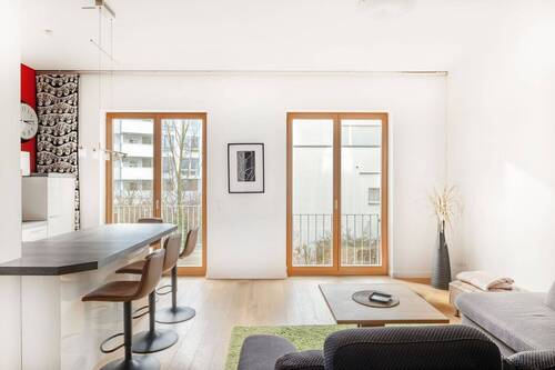 Wohnbereich - Vollmöbliertes 2-Zimmer-Apartment im Zentrum Berlins