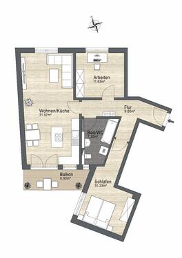 3 Zimmer.jpg - 3 Zimmer Etagenwohnung in Dresden