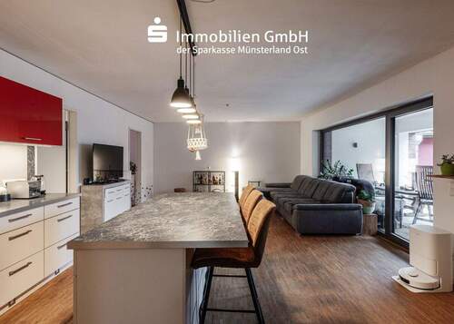 Wohn-/Essbereich - 4 Zimmer Etagenwohnung in Münster