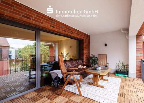 Loggia - Etagenwohnung mit 123,00 m² in Münster zum Kaufen