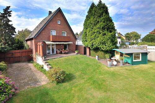 Gartenansicht des Hauses - 5 Zimmer Einfamilienhaus zum Kaufen in Moers