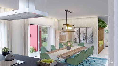 Ansicht Küche/Esszimmer - 