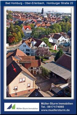 Bad Homburg Homburger Strasse 22 01 Drohne 1.jpg - 4 Zimmer Mehrfamilienhaus, Wohnhaus zum Kaufen in Bad Homburg vor der Höhe